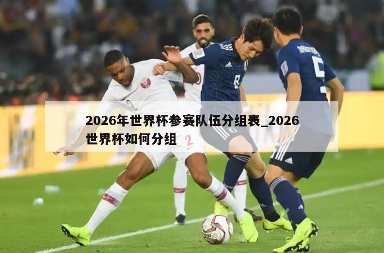 2026年世界杯参赛队伍分组表_2026世界杯如何分组