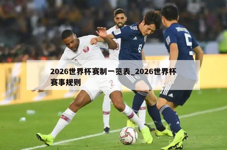 2026世界杯赛制一览表_2026世界杯赛事规则