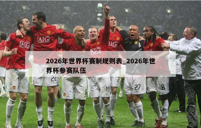 2026年世界杯赛制规则表_2026年世界杯参赛队伍